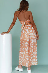 Randi Wide Leg Pants Leaf Print Mango