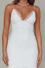 Your Beloved Lace Maxi Dress White