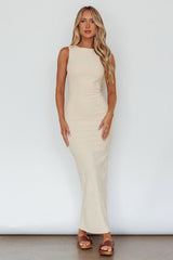 Catalina Island Sleeveless Maxi Dress Cream